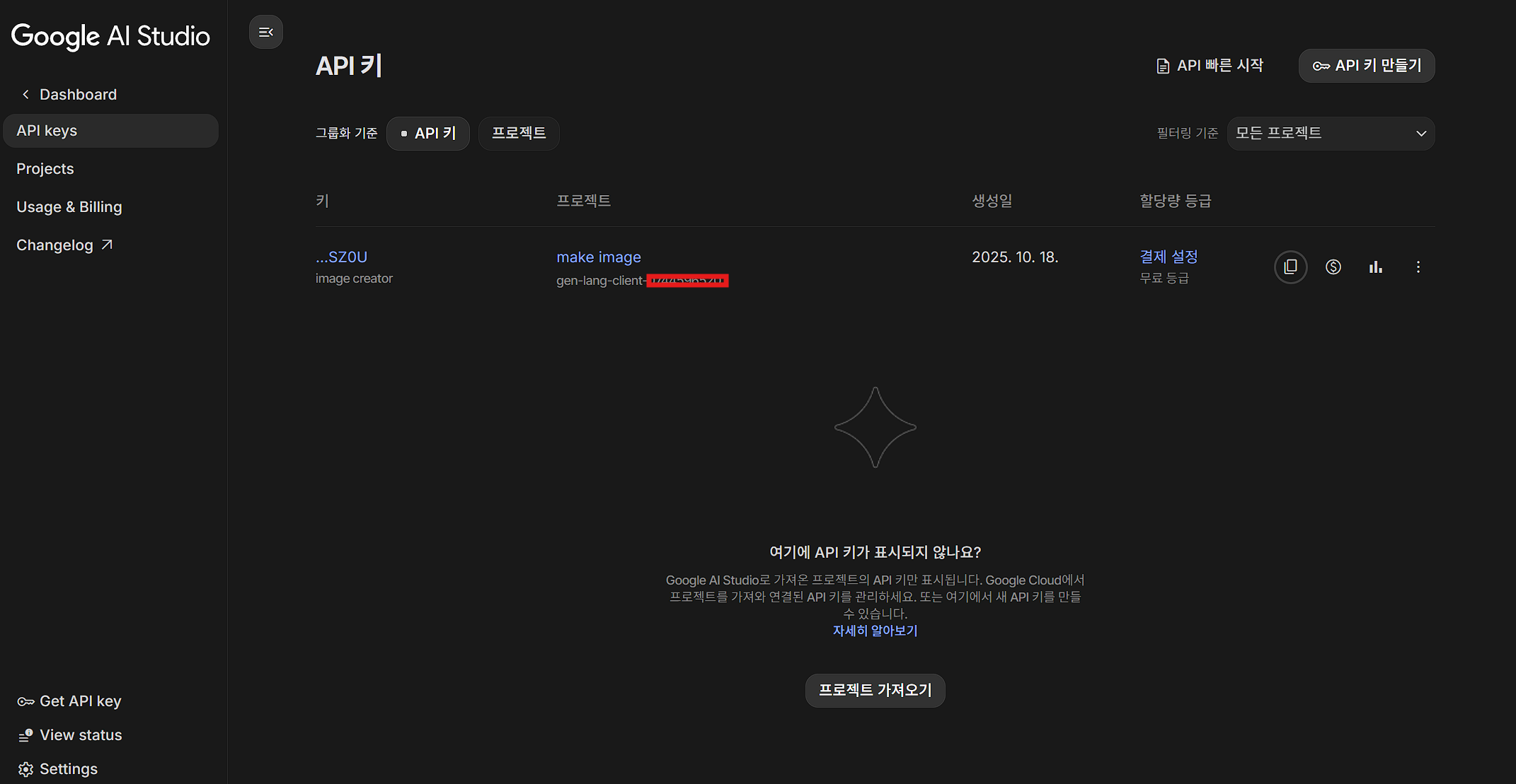 Google Gemini API 발급 가이드